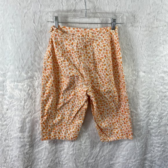 Vintage floral Peddle Pushers 100% Cotton 1960's - Picture 3 of 5